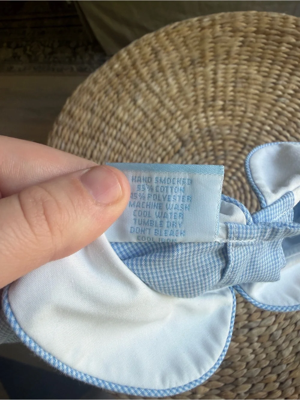 Petit Bebe Angel Smocked Bubble